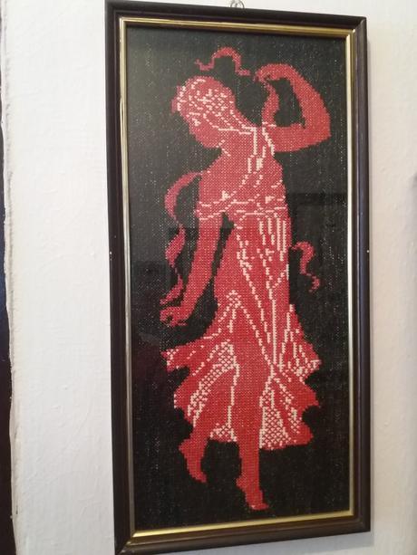 40rocny vysivany obraz,