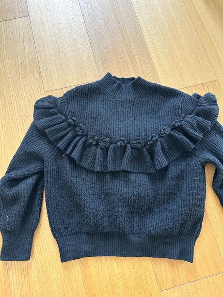 Zara čierny pulover 164cm, zara,164