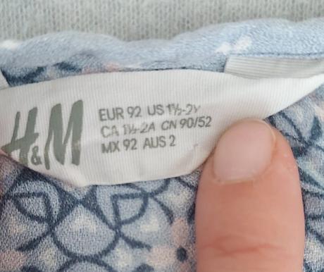 Tenké šaty/tunika h&m 92, h&m,92