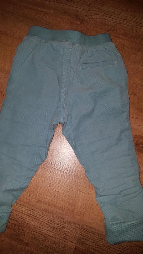 Kordove zateplene nohavice, h&m,92