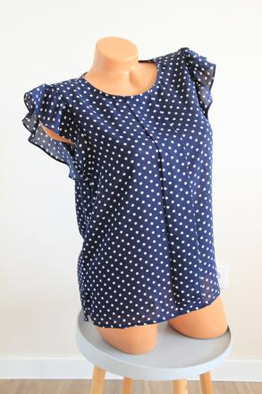 Elegantný bodkovaný top, forever 21, s, s