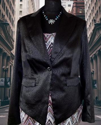 Čierne sako cellbes, veľ. l, l