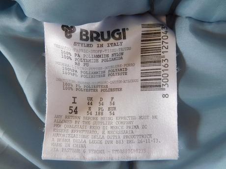 Zimná pánska bunda, 54