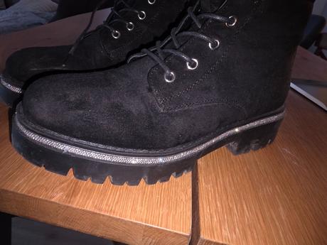 Cizmy s trblietkami, deichmann,39