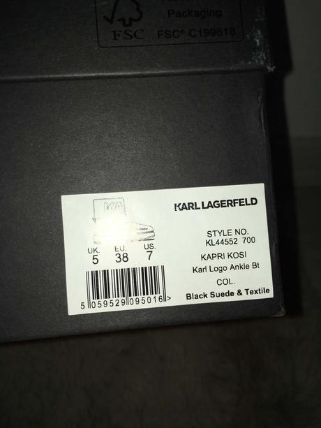 Karl lagerfeld kozene nepremokave cizmy-snehule, karl lagerfeld,38