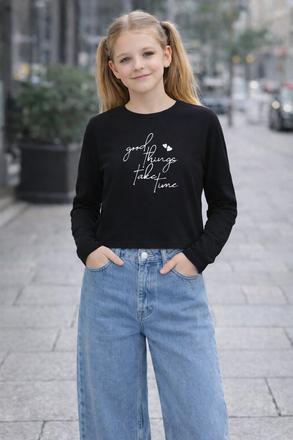 Dievčenské tričko s potlačou breeze, 152 / 164