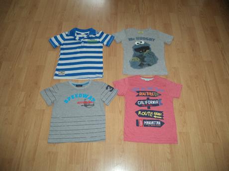 4 letné tričká 110, 110