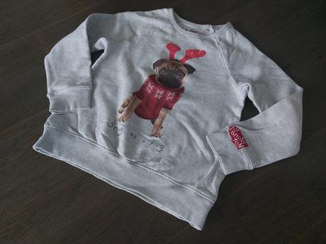Krásna unisex next mikinka so psíkom na 10-12r., next,152