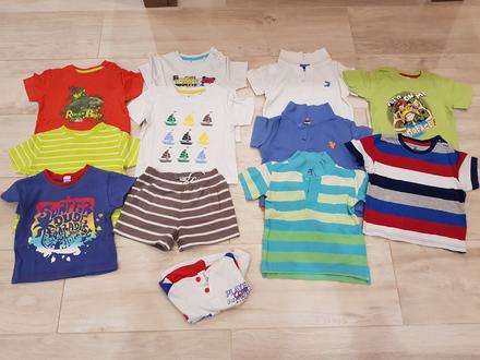 Sada chlapčenských tričiek veľkosť 86-92, 86