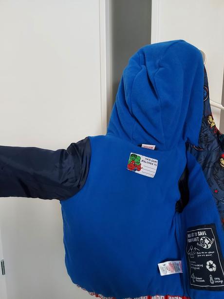 Marvel teplučká bundička, veľkosť 86, f&f,86