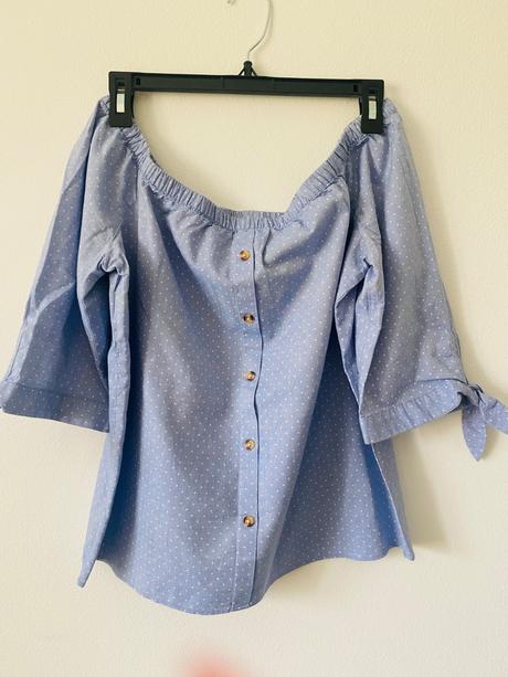 F&f modrý top, f&f,s