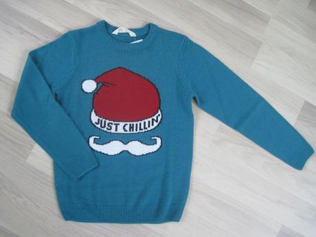 Vianočný sveter - pulóver, h&m,146