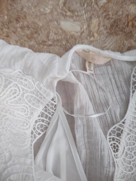 Šaty s výšivkou hm, h&m,l