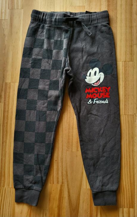 Tepláky mickey mouse od h&m 110 na 4-5 rokov, h&m,110