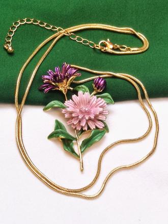 Bijou brigitte - náhrdelník v tvare kytice, bijou brigitte