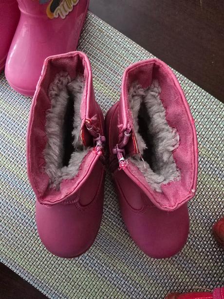 3x ružové čižmičky, 21