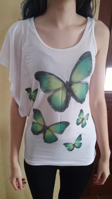 Tričko s volánom, v. 158/164, crashone,158