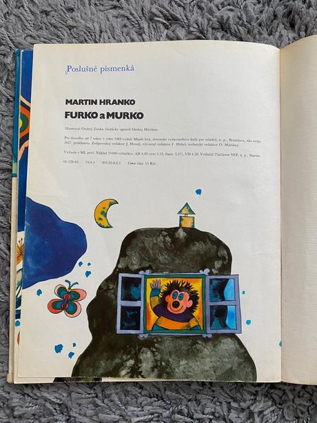 Krásna stará kniha furko a murko martin hranko,