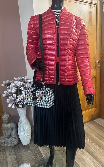 Ružovočervená metalická vetrovka guess originál, guess,l / m