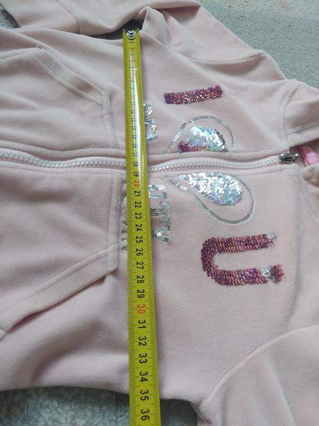 Velurova mäkká mikina veľ.104/110, 104