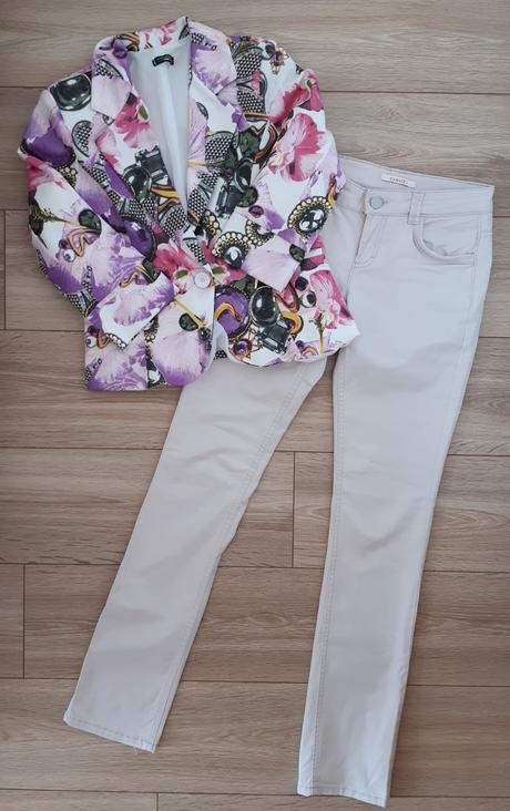 Bezove nohavice, camaieu,s