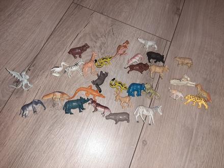 Mini plastové zvieratká, 