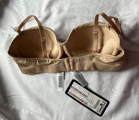 Nová béžová pusu-up podprsenka, 80 b, 80b