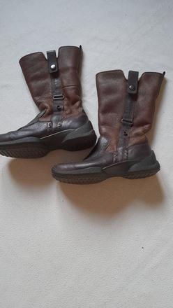 Kožené cizmy ecco, ecco,36