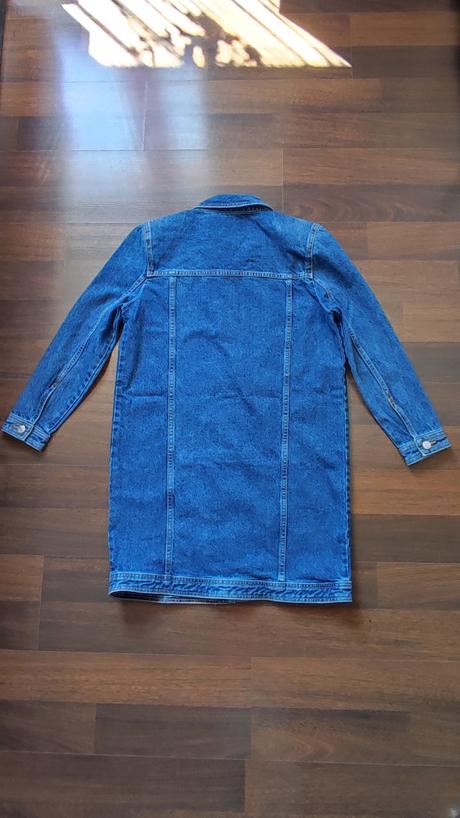 Rifľová bunda dlhá, only,s