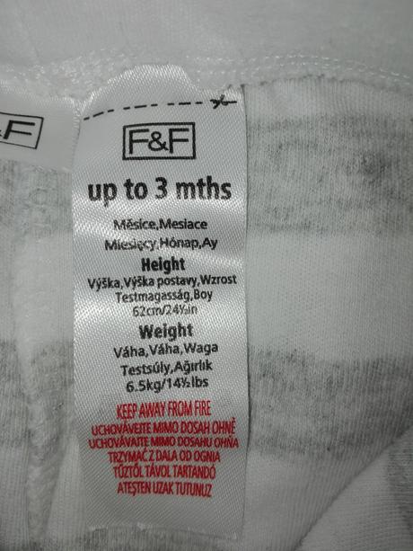 Set tričko a tepláky, f&f,62