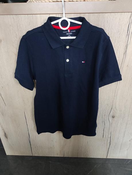 Značkové krátke tričko 11-13rokov, tommy hilfiger,152
