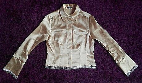 Zlatista bluzka s flitrami, 34