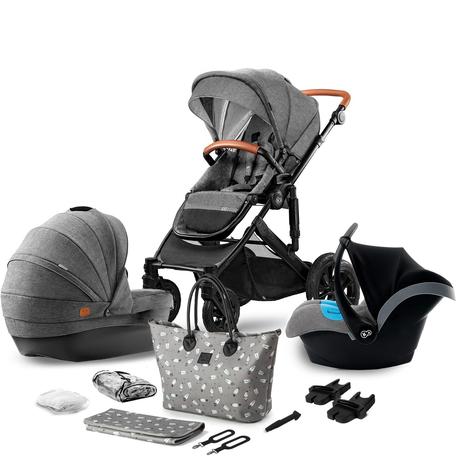 Kočík kinderkraft prime 3v1 grey (2020), kinderkraft,kinderkraft prime
