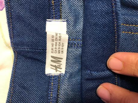 H&m trojštvrťové nohavice, h&m,140