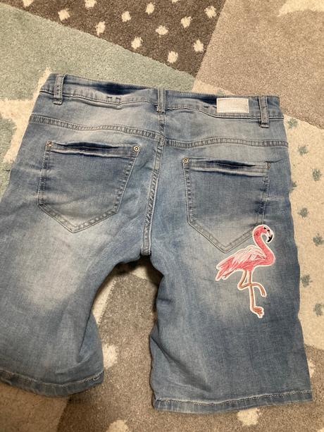 Riflovw kraťasy denim- zľava, denim,s