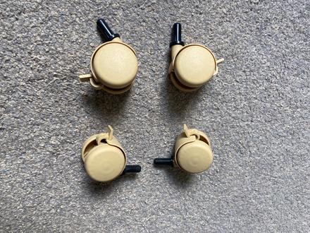 Kolieska na detsku postielku - univerzalne 4 kusy, šírka (cm): 60,dĺžka (cm): 120