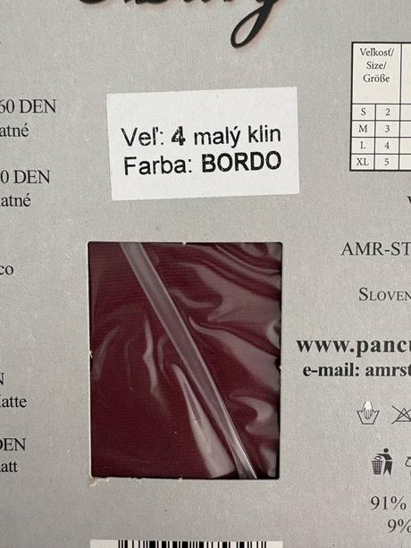 Sada pančušiek a siloniek 6ks, m