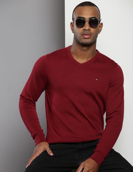 Tommy hilfiger sveter pánsky, veľ. l - originál, tommy hilfiger,l