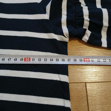 Pásikavé námornícke bavlnené šaty, tchibo,46