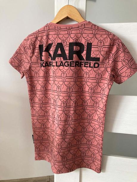 Karl lagerfeld tričko s, bavlnené,, s