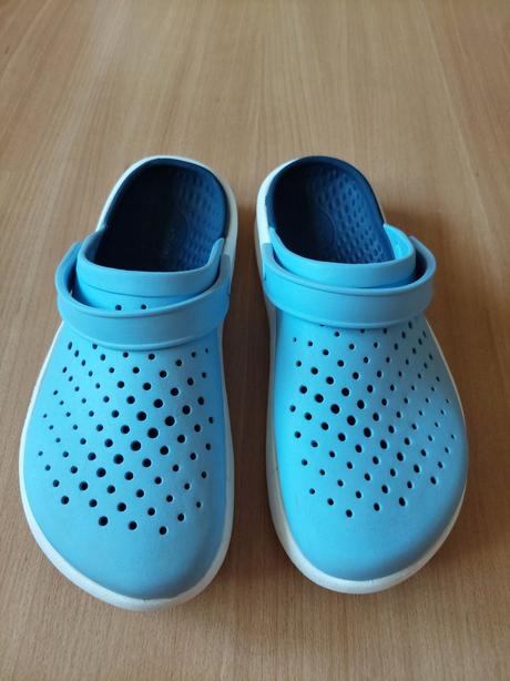 Modré crocs literide - dobry stav, crocs,43