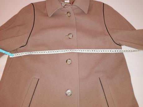 Flaušový svetlý kabát, m