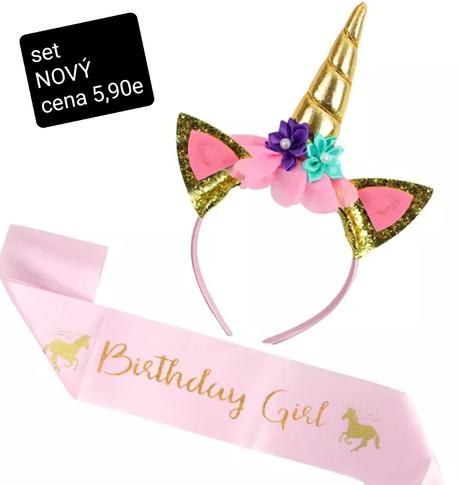 Párty doplnky - unicorn/jednorožec, 