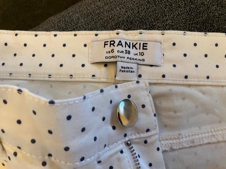 Modne bodkovane dzinsy / rifle, dorothy perkins,38