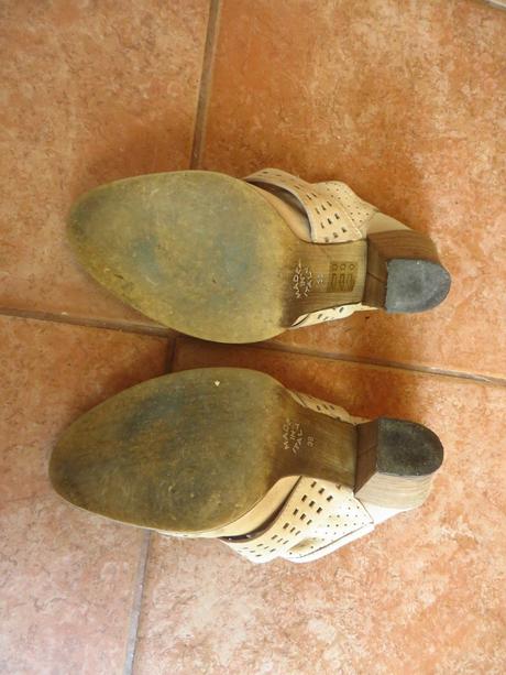 Kožené šľapky - veľ. 39, 39