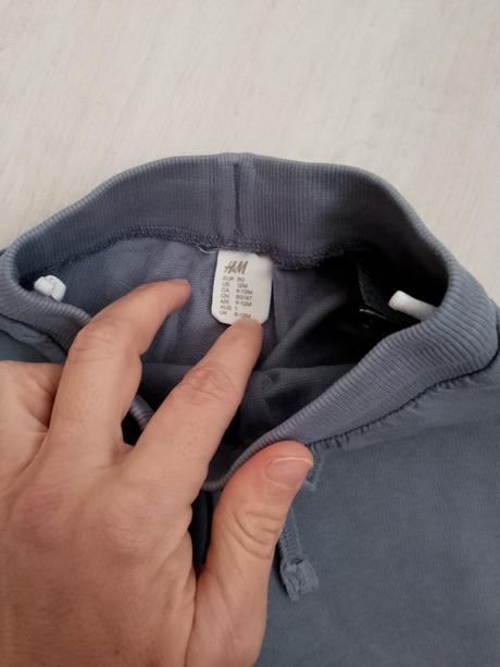 Tepláky, h&m,80
