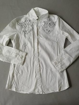 Košeľa s čipkou, s