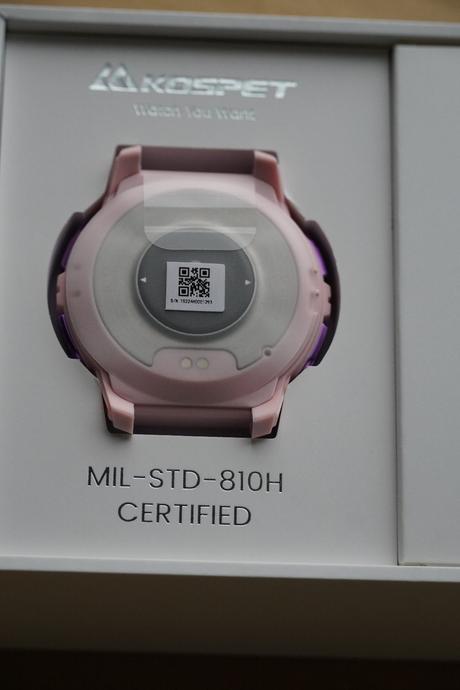 Ružové smartwatch kospet tank s2 pink, 