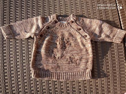 Svetrík macko pu, h&m,74