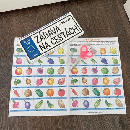 Knižka + pexeso + nožnice, 